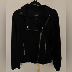 Black moto jacket